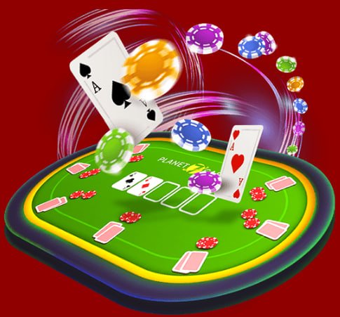 Tabel pembayaran Three Card Poker menampilkan nilai setiap kombinasi tangan dan taruhan